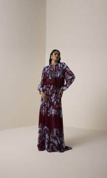 Womens | Hiba Dotted Lurex Top | Merlot