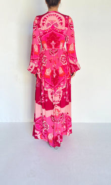 Hemant And Nandita | Malak Viscose Cepe Long Dress | Multi