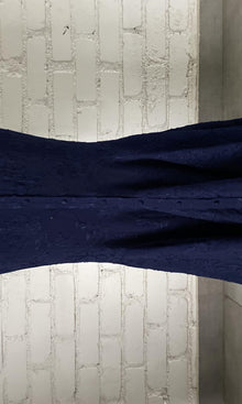 Womens | Tiya Viscose Georgette Jacquard Long Skirt | Blue