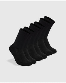Half Crew Socks | 3-Pack | Black