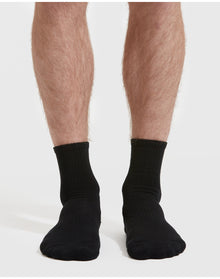 Half Crew Socks | 3-Pack | Black