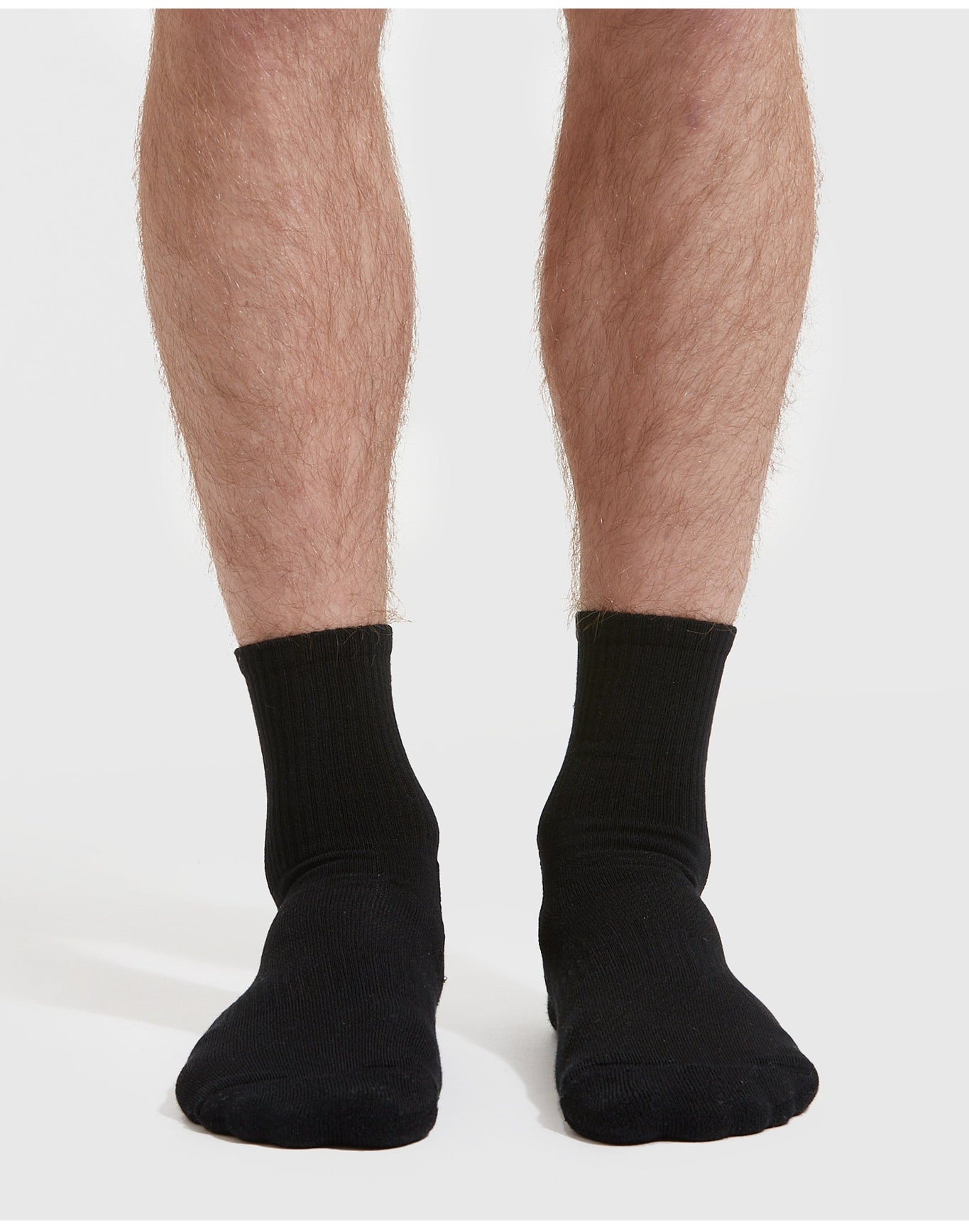 Half Crew Socks | 3-Pack | Black