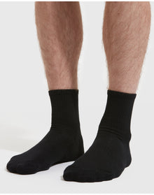 Half Crew Socks | 3-Pack | Black