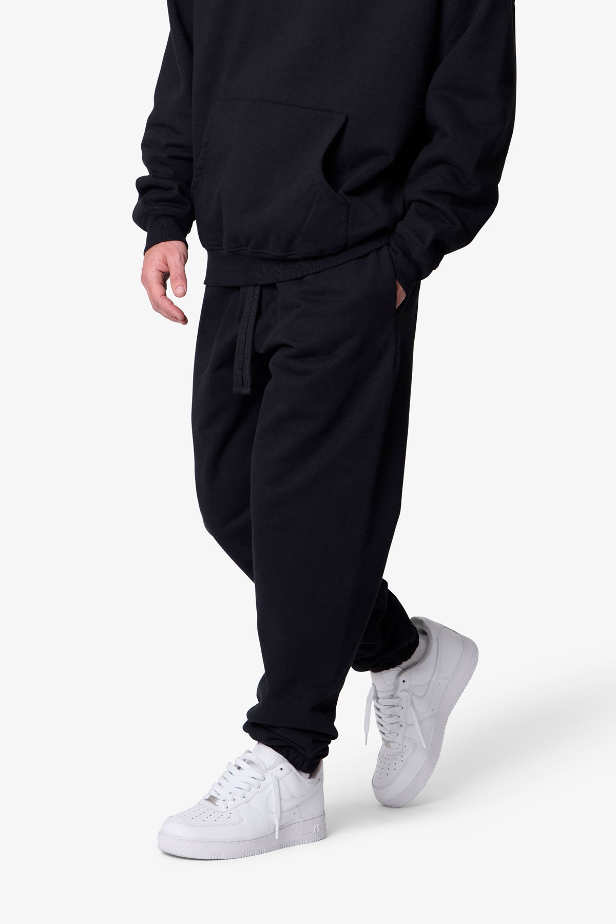 Heavy Basic Sweatpants | Black