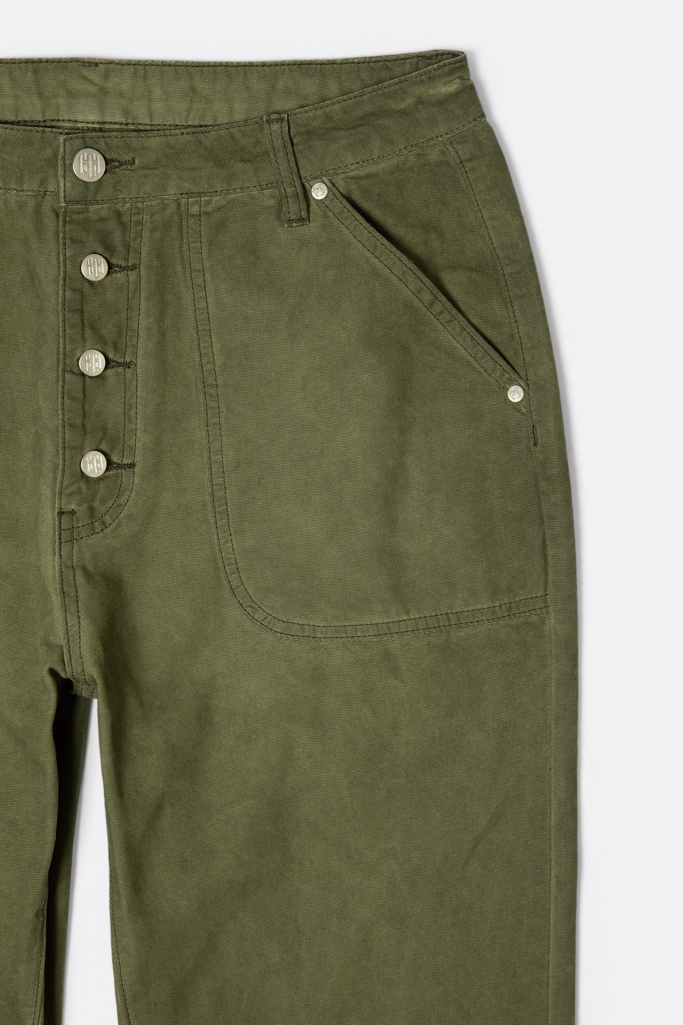 Heavy Laden Fatigue Pants | Vintage Army Green
