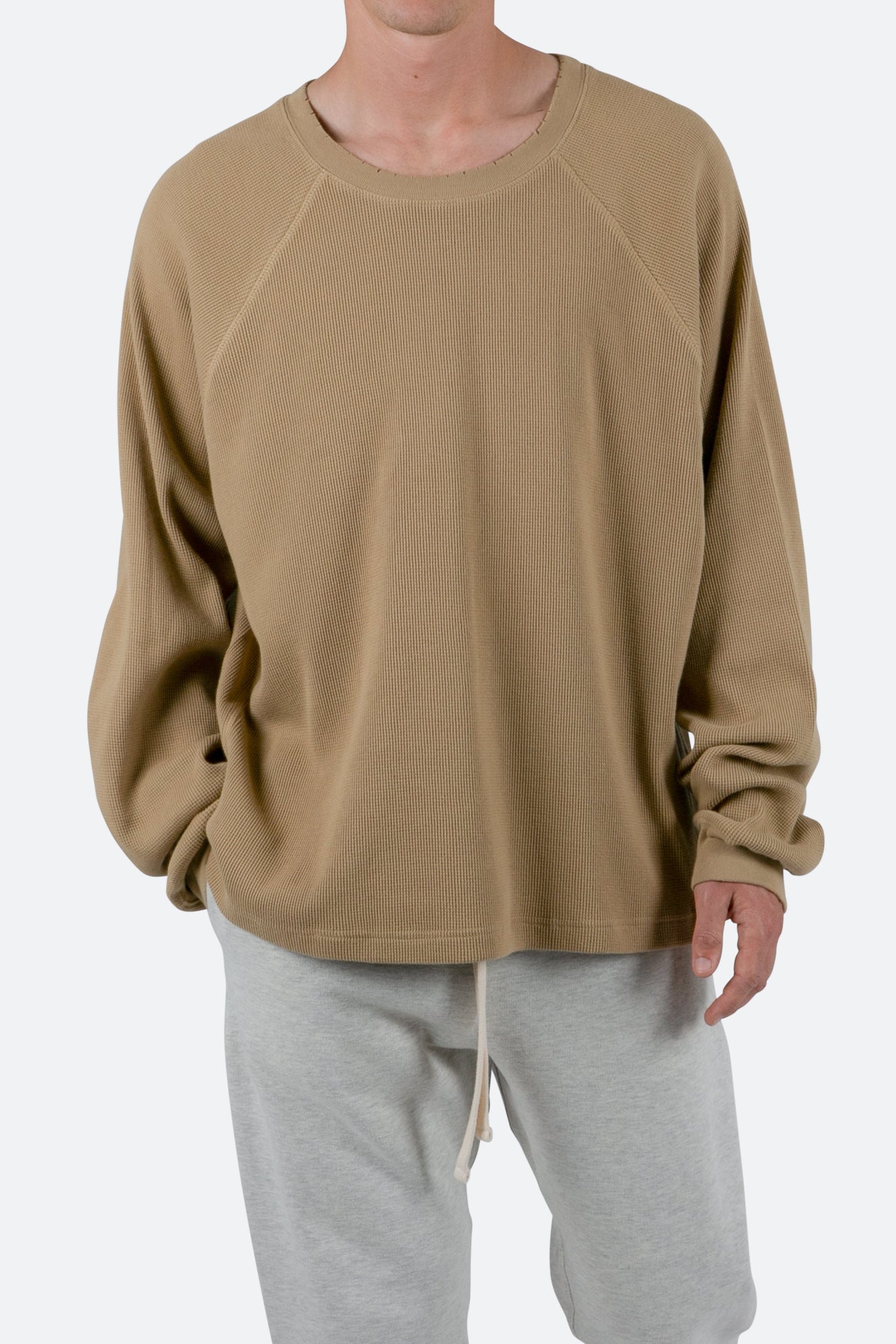 Heavy Thermal L x S Tee | Brown