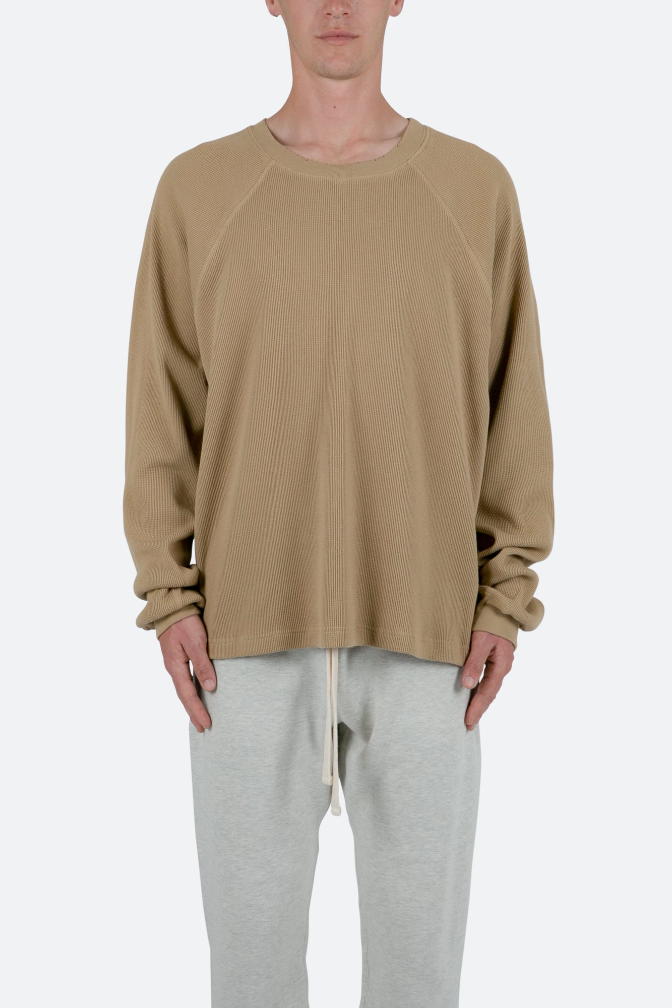 Heavy Thermal L x S Tee | Brown