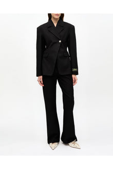 Heavy Cotton Tailoring Blazer | Black