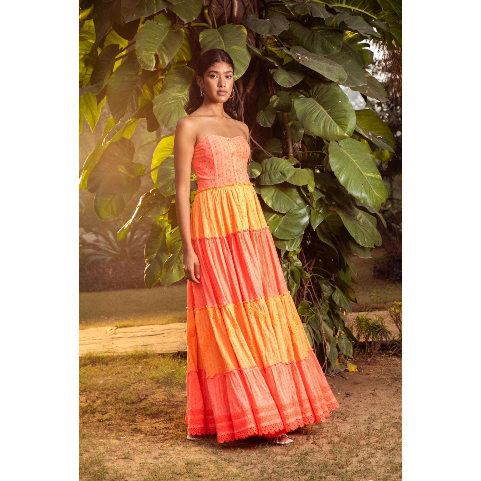 Hemant And Nandita Long Dress-V12