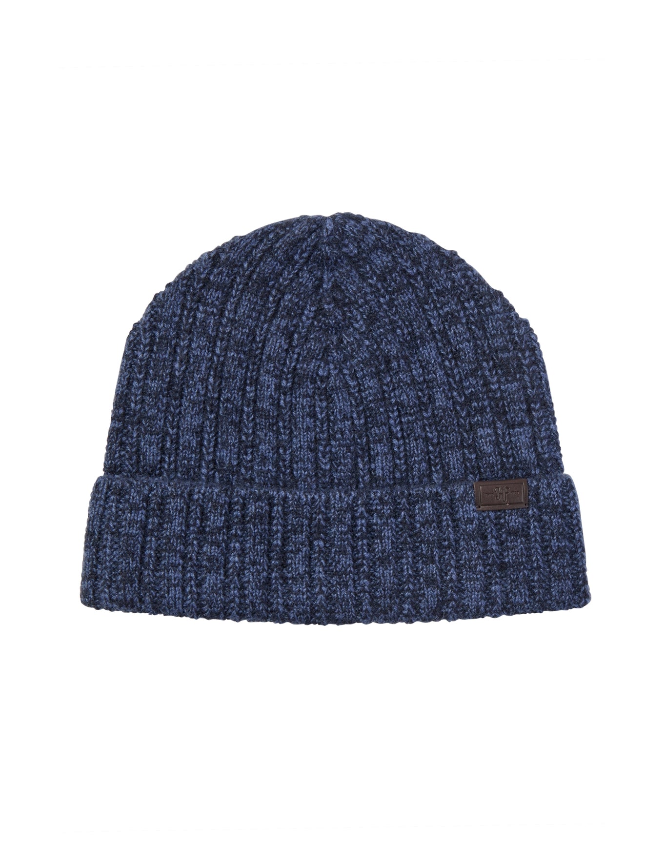 Hickey Freeman | Men | Cashmere Marled Rib Hat | Navy