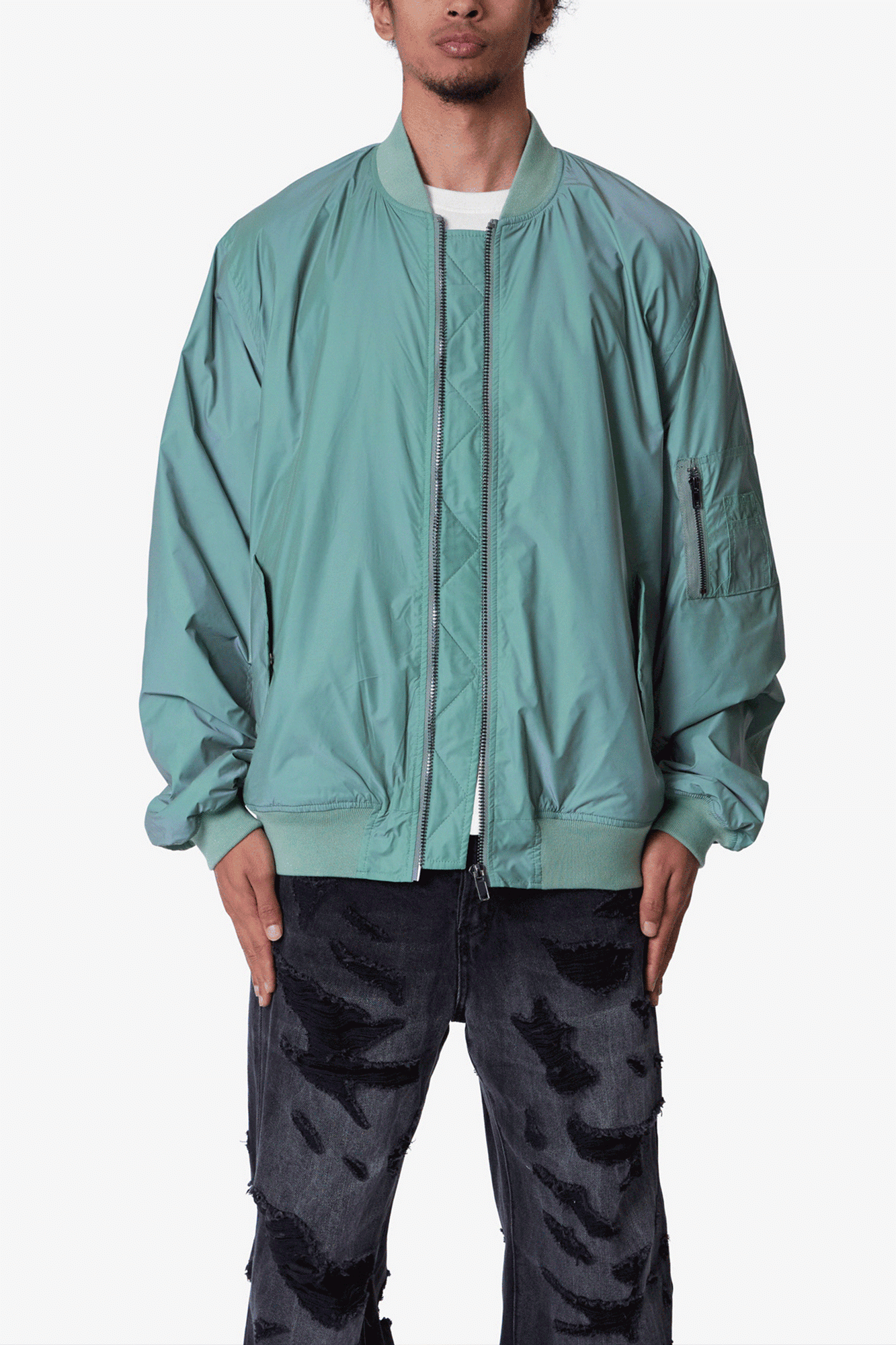 High Visibility Bomber Jacket | Olive