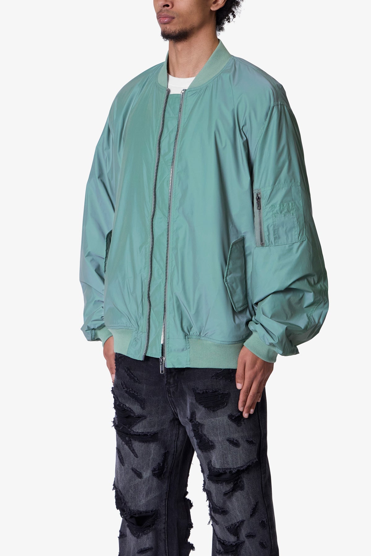 High Visibility Bomber Jacket | Olive