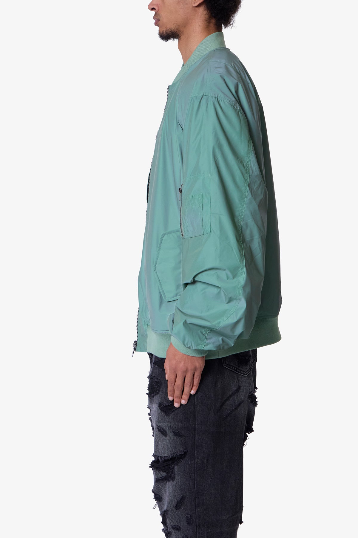 High Visibility Bomber Jacket | Olive