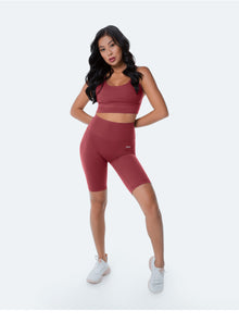 High-Waisted Bike Shorts | Passionate Red