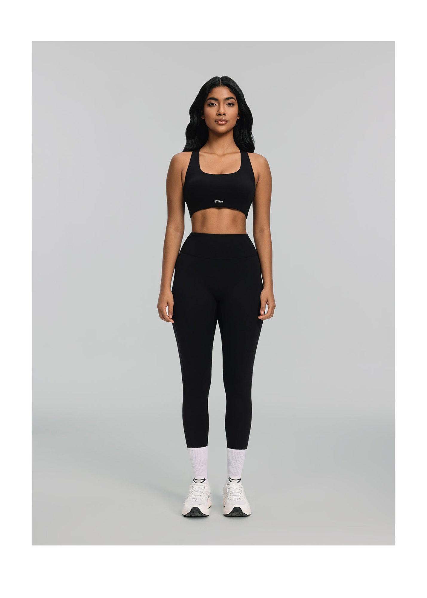 High-Waisted Impact Mesh Leggings | Black