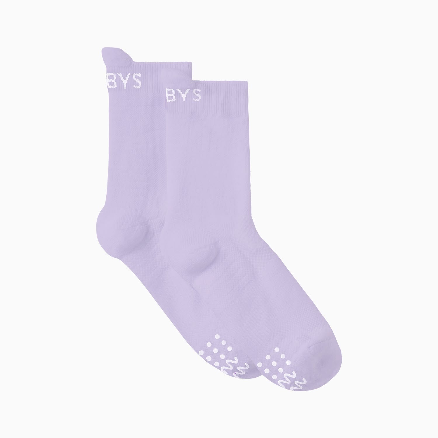 Cotton Socks with Silicone Grips | Lavender