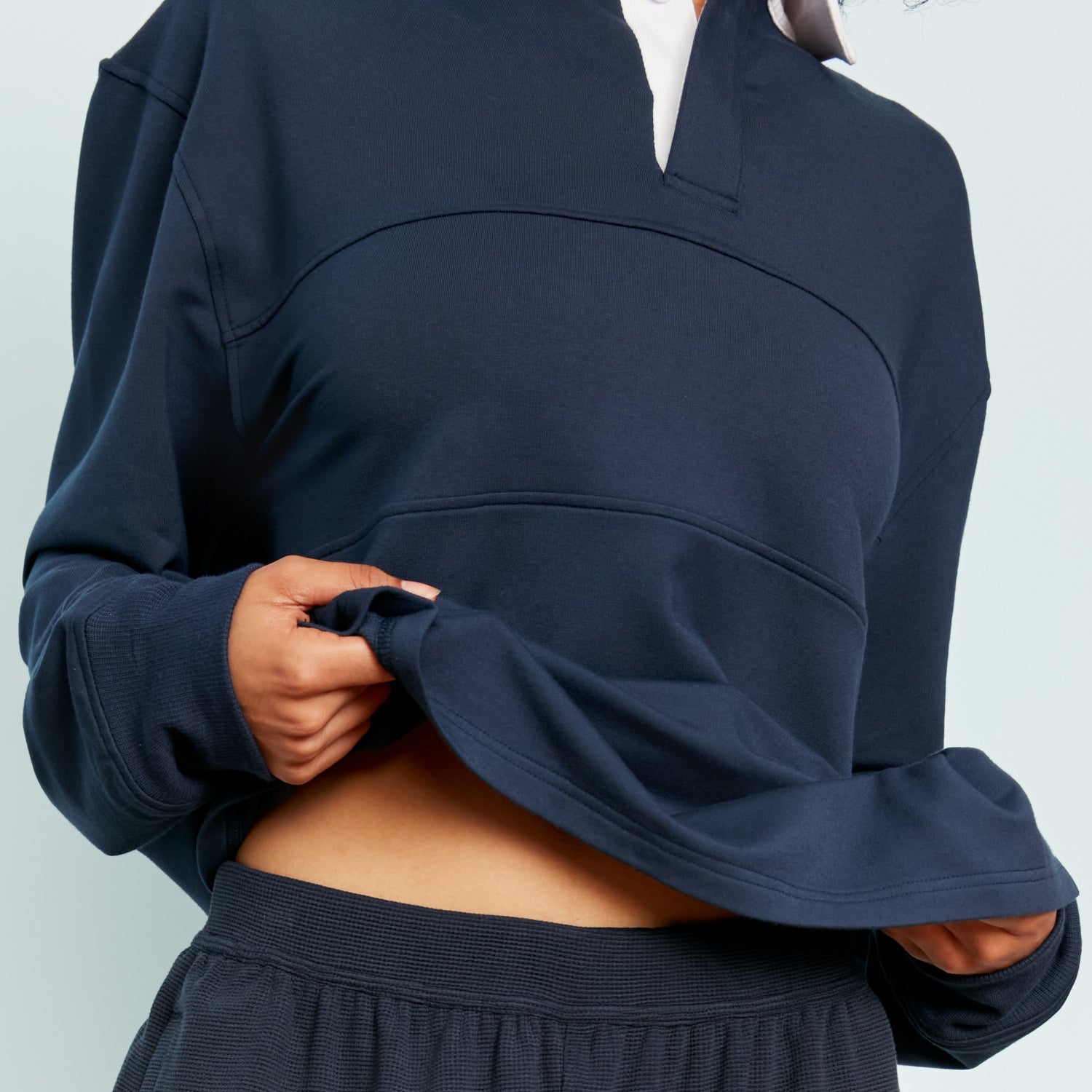 Modal Rugby Pullover | Navy