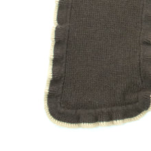 Womens | Cashmere Ruffled Scarf | Brown/Camel