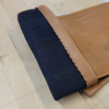 Womens | Silk Lined Leather Gloves | Tobacco