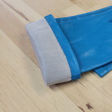 Womens | Silk Lined Leather Gloves | Denim Blue