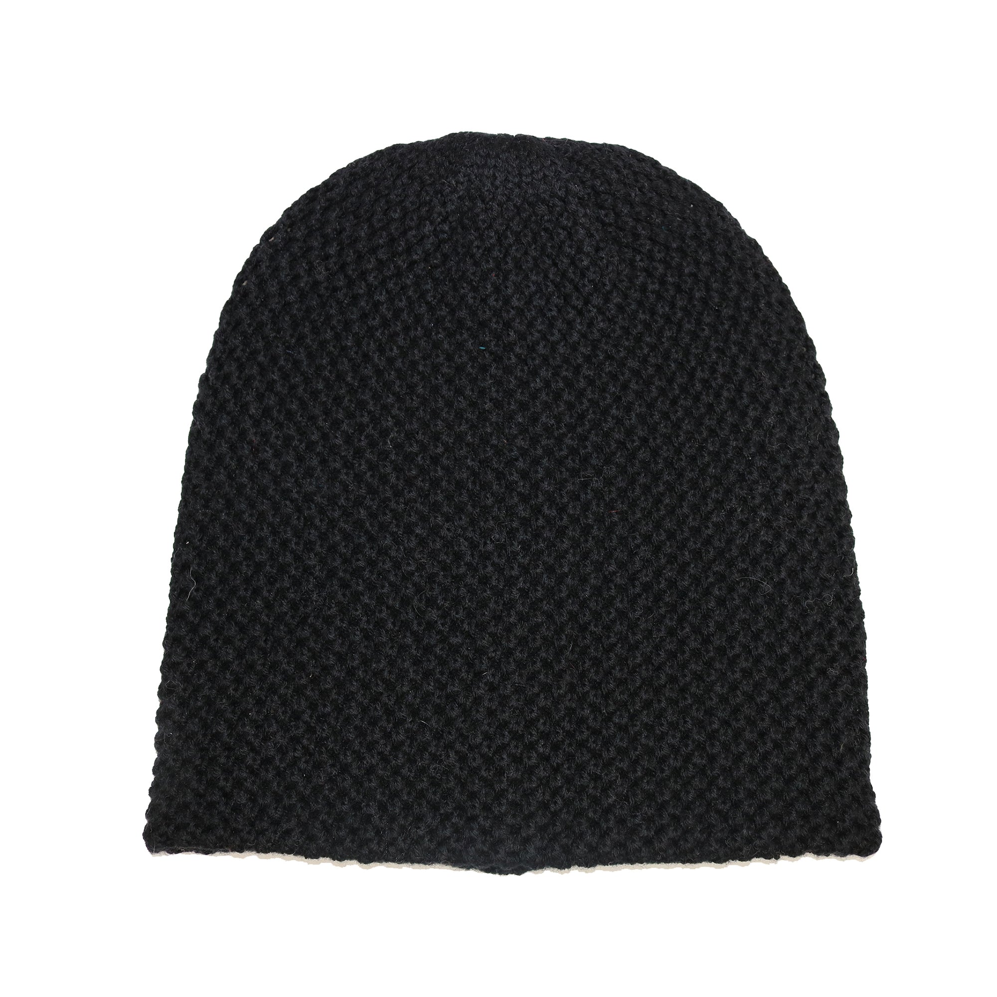 Unisex | Merino Wool Slouchy Hat | Black