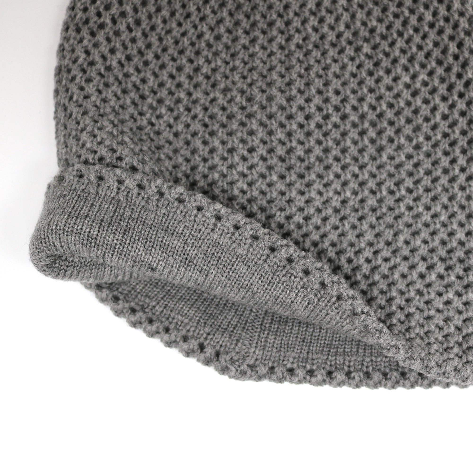 Unisex | Merino Wool Slouchy Hat | Medium Grey