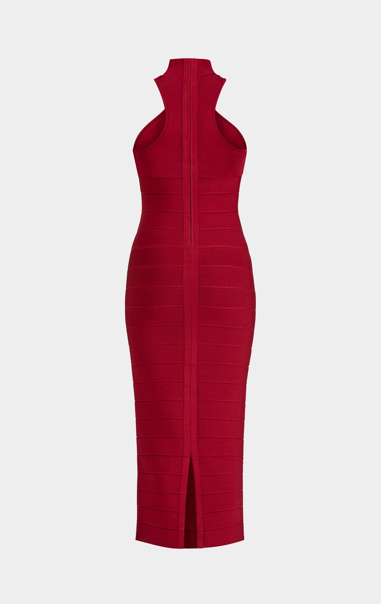 Racer Icon Pencil Dress | Dark Red