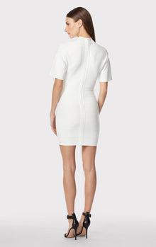 Icon Cut Out Dress | Alabaster