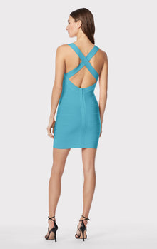 Icon Strappy Mini Dress | Seafoam