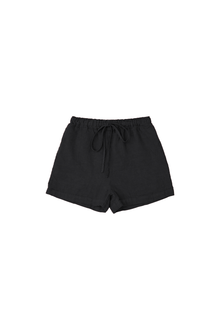 Ida Linen Short | Black