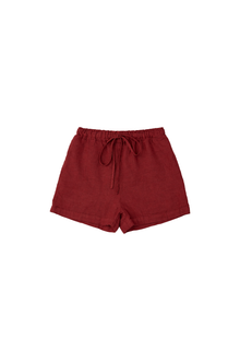 Ida Linen Short | Tomato