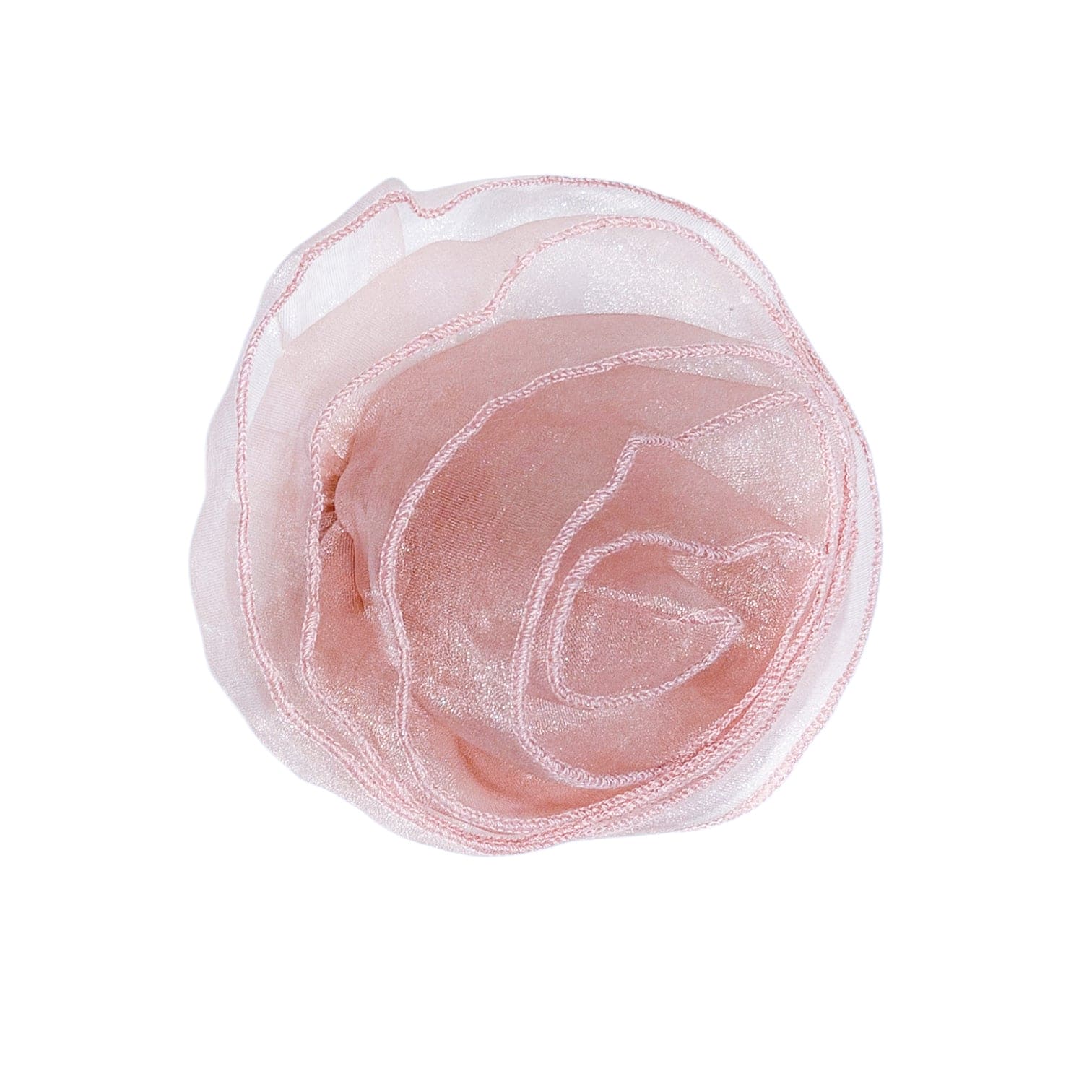 Girl | Vivian Dusty Organza Flower Hair Clip | Pink