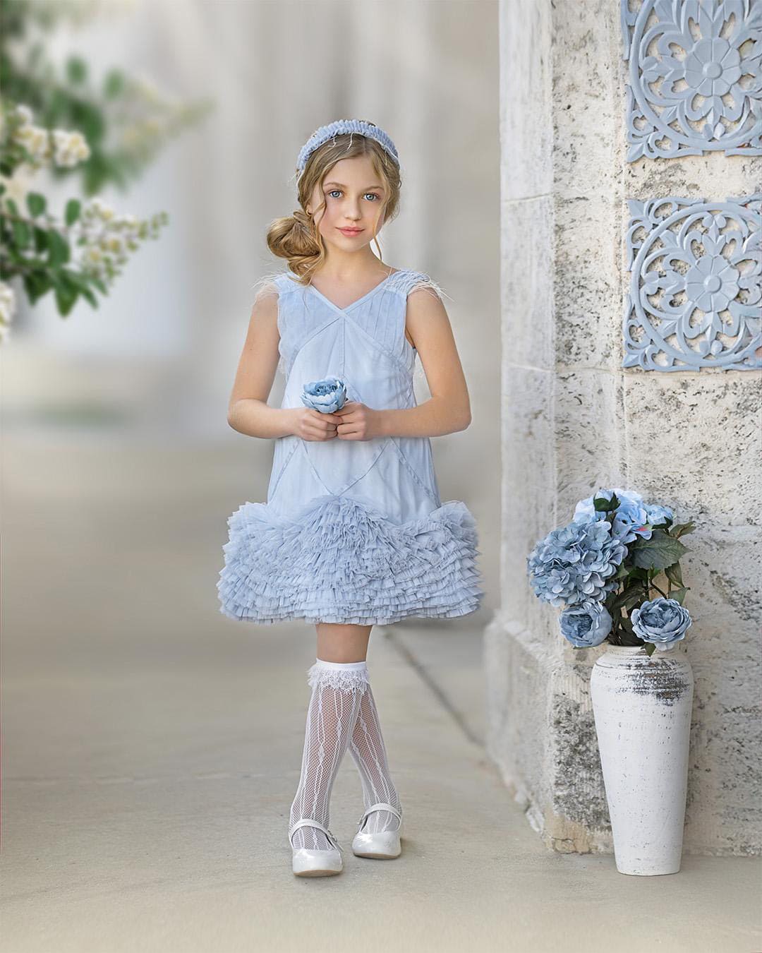 Skylar Blue Tulle Tutu Dress | Blue