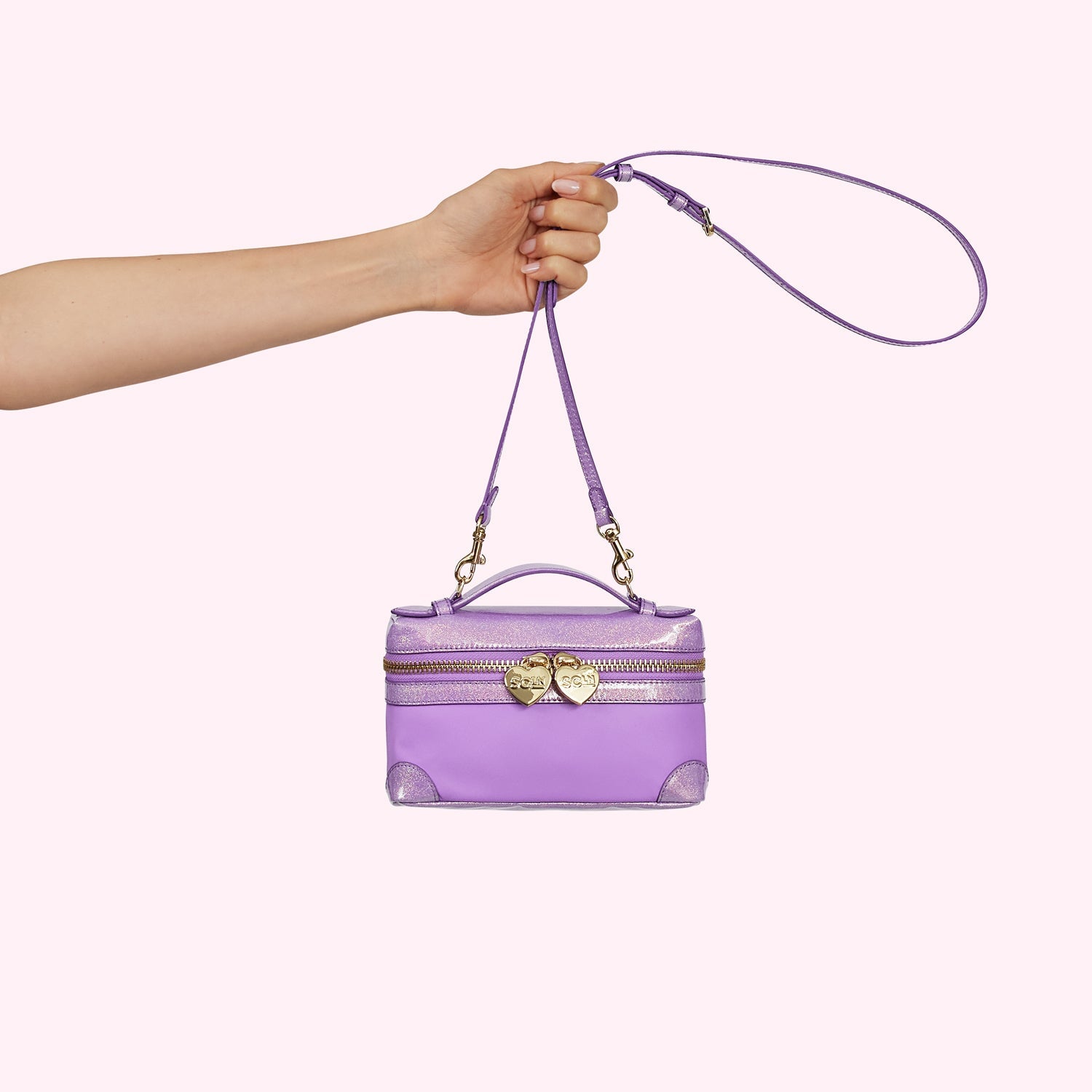 Micro Top Handle Crossbody Bag | Acai
