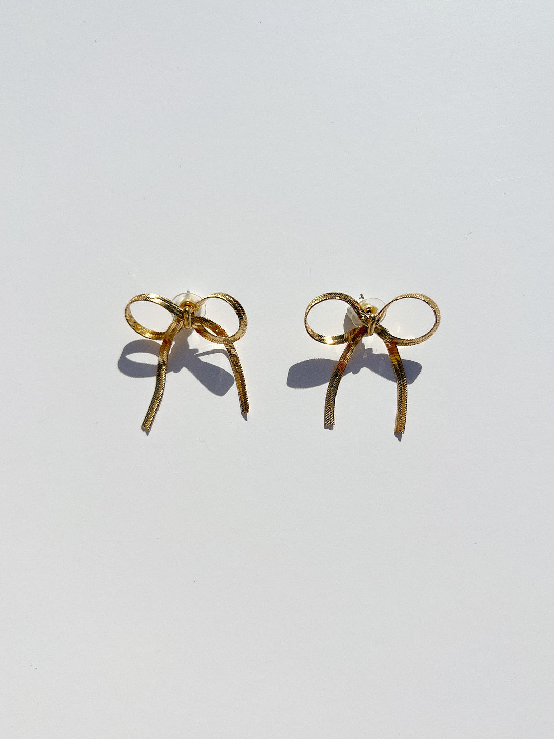 Bows Earrings | Gold