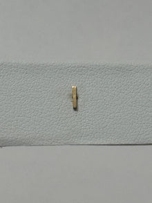 Tiny Initial Earring | 10K Yellow Gold