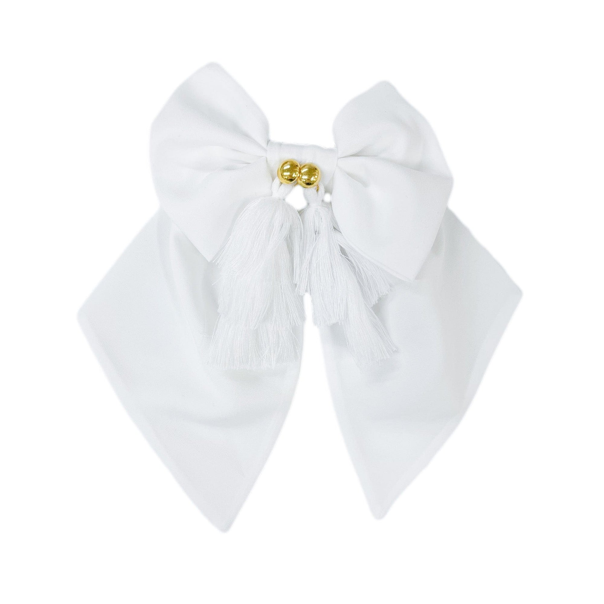 Sienna Tassels Hair Bow - Petite Maison Kids