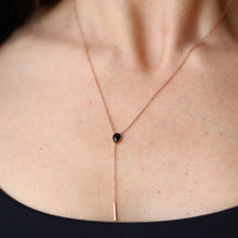 Women | Fire & Ice Opal Lariat | 14k White Gold