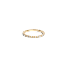 Quadricolor Ring  Yellow Gold Vermeil 14k Yellow Gold 18k Yellow Gold White Diamonds Laid down