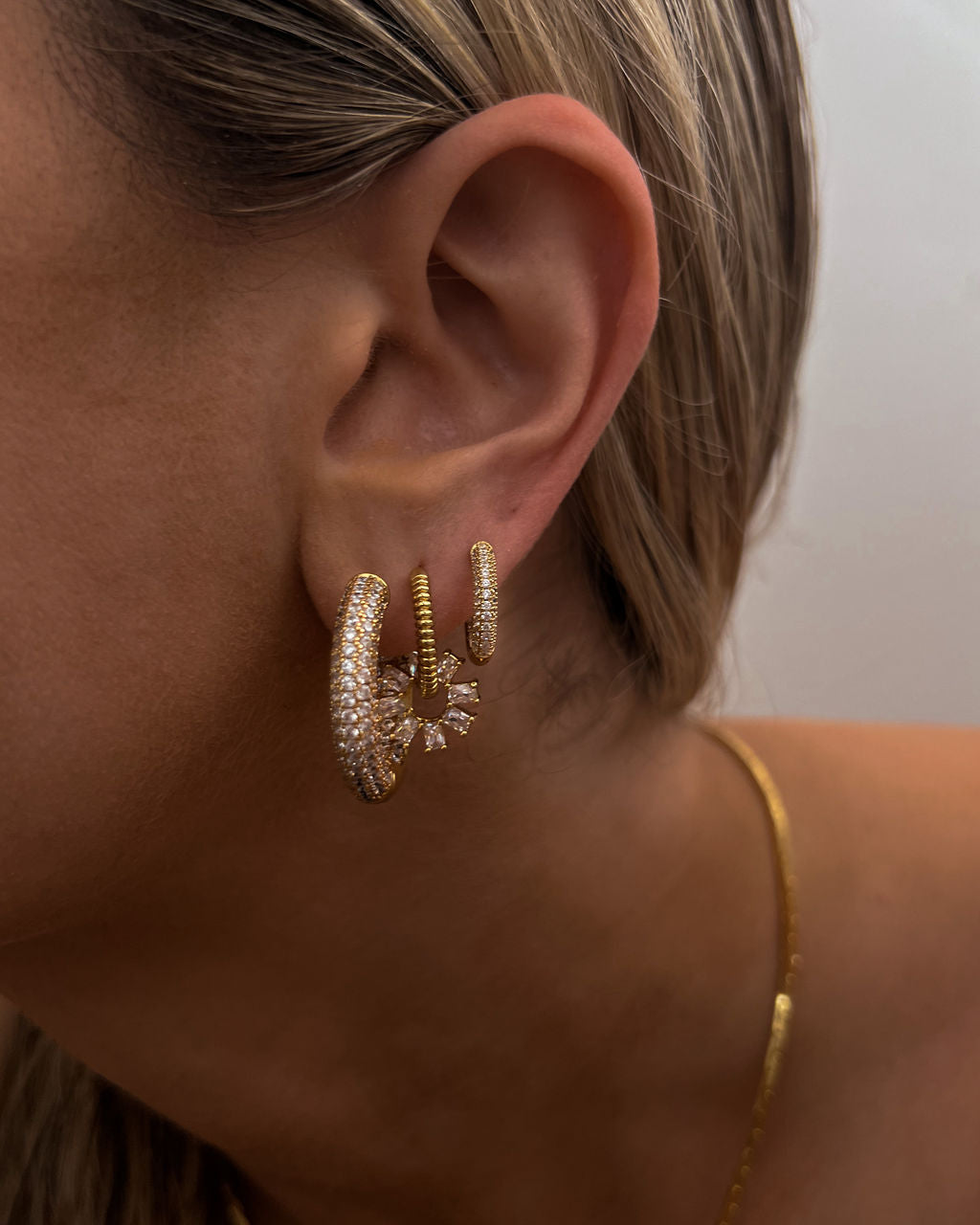 The Reversible Amalfi Hoops - Gold | Plated Gold