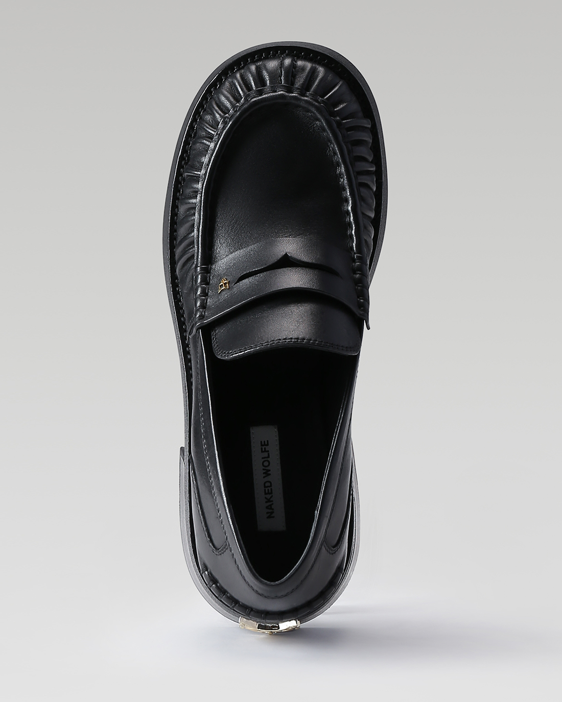 Womens | Fuse Leather Loafer | Black