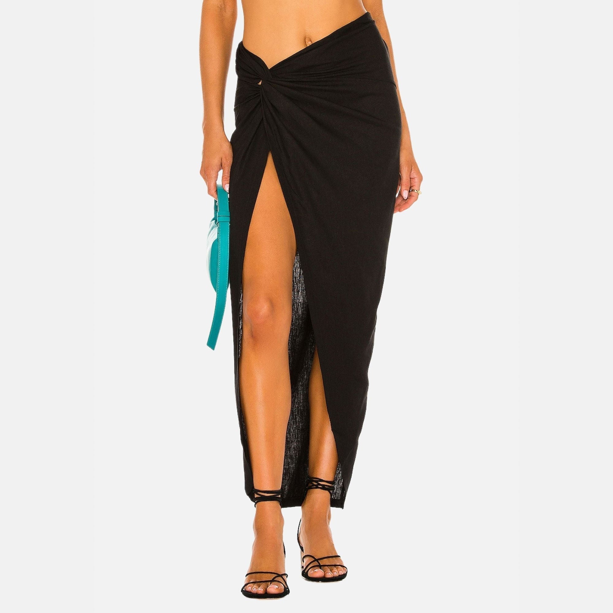 OW Collection IRIS Skirt Account 002 - Black Caviar
