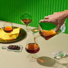 Vintage Cognac Glasses - 16.9 Oz | Clear Crystal | Set of 2