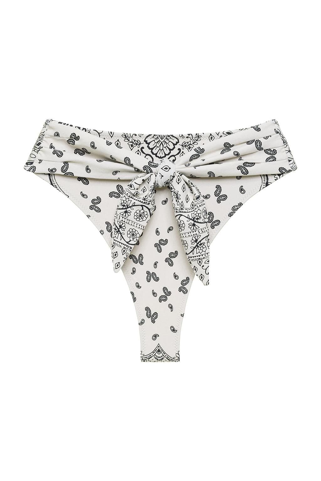 Paula Tie Up Bikini Bottom | Ivy Bandana