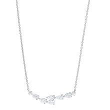 0.80 CT Pear/Round Lab-Grown Diamond | Necklace | 14K White Gold | G Color | VS Clarity
