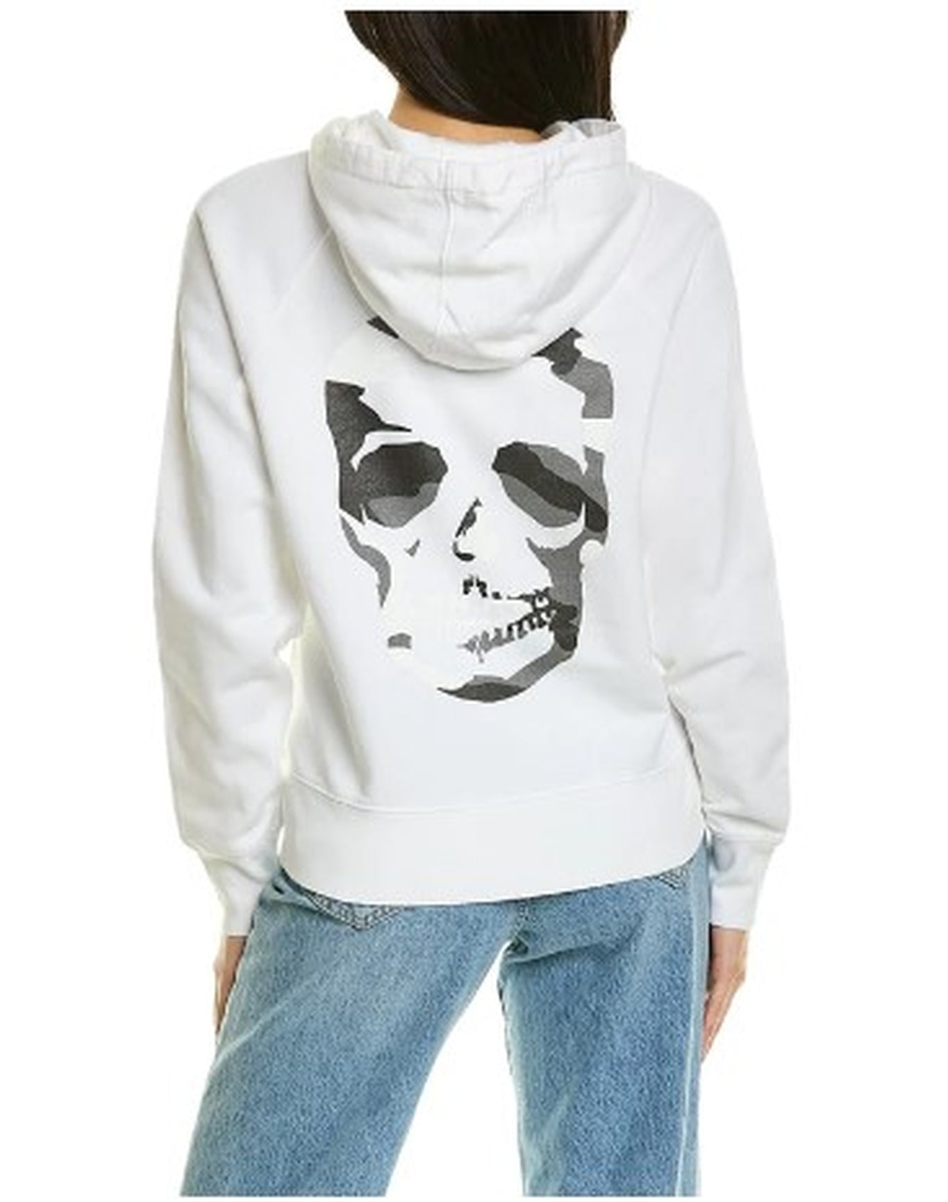 Women | Clipper Camo Skull | Blanc