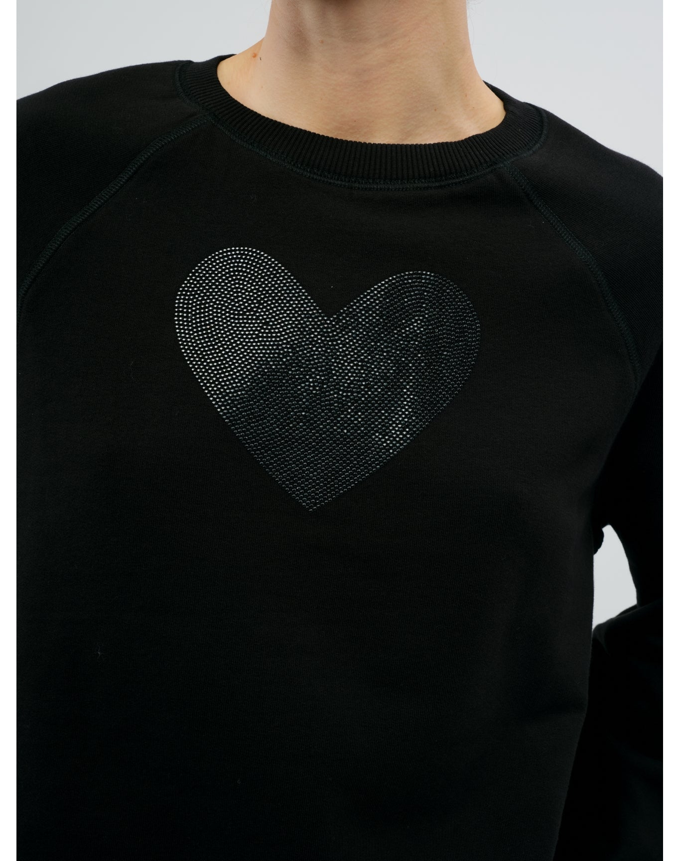 Women | Upper Mo Heart Strass | Black