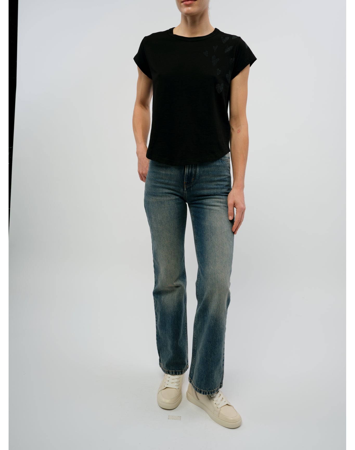 Women | Woop Hc Rain Strass Heart | Black