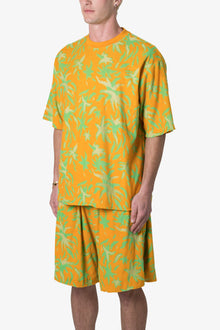 Jacquard Terry Shirt | Yellow x Green