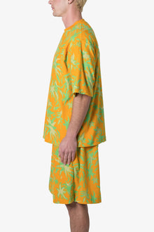 Jacquard Terry Shirt | Yellow x Green